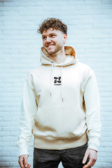 retain-dj-music-front-cream-hoodie-merchandise-urban-model-2